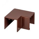 Поворот 90 градусов (25х25) (4 шт) Plast под темное дерево abd-25-25x4 EKF