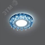 Светильник Backlight Кругл. Черный/Кристалл/Хром, Gu5.3, LED 4100K 1/40 BL036 GAUSS