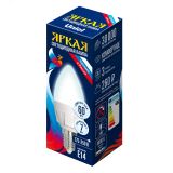 Лампа светодиодная LED 7вт 175-250В свеча матовая 600Лм Е14 4000К ЯРКАЯ UL-00002411 Uniel