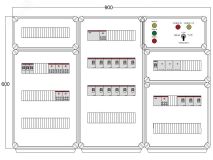 Щит управления электрообогревом DEVIBOX HR 15x1700 3хD330 (в комплекте с терморегулятором и датчиком температуры) DBR151 DEVIbox