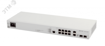 Коммутатор управляемый L3 8 портов RJ45/SFP 10 100 1000 Мб/с PoE 240Вт 1000654380 ELTEX