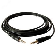 Кабель аудио Jack 3.5 мм. M на Jack 3.5 мм. M, 3.0 м., черный 1000717697 Kramer