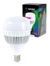 Лампа светодиодная LED 150Вт 220В Е40 D192х247 4500К белый 13200 лм KHWLED150WE4045 Космос