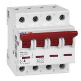 Выключатель нагрузки 4П 63А 400В OptiDin BM63PL-463-УХЛ3 (ВМ63PL) 328176 КЭАЗ