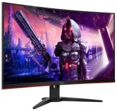 Монитор 31.6'' VA, 2560x1440, 1 мс, 3000:1, 250 КМ/м2, HDMI, DP, изогнутый CQ32G2SE AOC