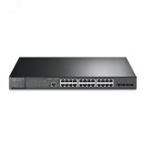 Коммутатор управляемый L2 PoE 28 портов, 24хPoE 10/100/1000 Мб/с, 4хSFP, 384 Вт 1000607779 TP-Link
