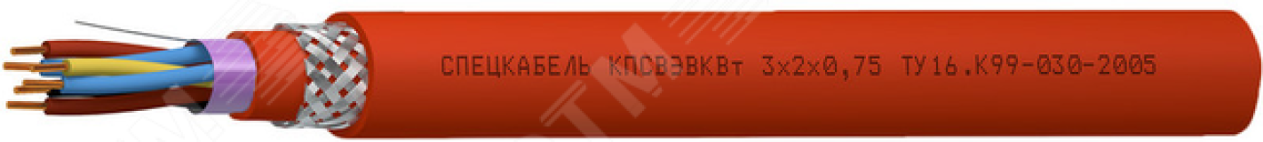 Кабель КПСВЭВКВт 1х2х0.5 16664 Спецкабель