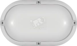 Светильник светодиодный ДБП-7w 4000К 520Лм овальный пластиковый IP65 белый 19665 ОНЛАЙТ