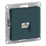 ATLASDESIGN РОЗЕТКА компьютерная RJ45, кат. 6A, механизм, ИЗУМРУД ATN000886 Systeme Electric