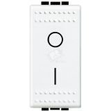 LivingLight Выключатель двухполюсный 16AX белый N4002N BTicino