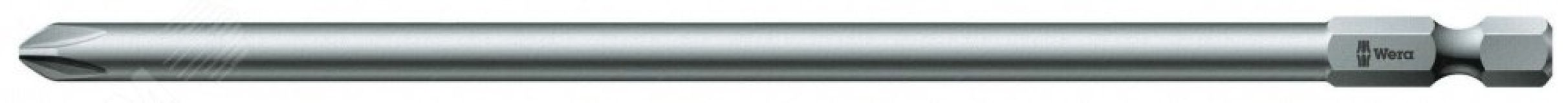 Бита 851/4 Z PH вязкая твердость хвостовик 1/4 E 6.3 PH 2 x 89 мм WE-059775 Wera