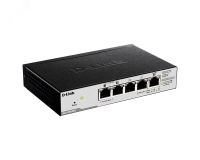 Коммутатор управляемый L2 PoE 5 портов 10/100/1000 Мб/с 122253 D-Link