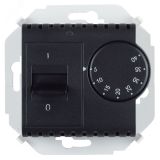 15 Регулятор для теплого пола 16А 230В графит 1591775-038 Simon