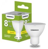 Лампа светодиодная PAR16 софит 8Вт 230В 3000К GU10 GENERICA LL-PAR16-08-230-30-GU10-G IEK