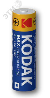 Батарейка Kodak LR6 bulk MAX SUPER Alkaline [KAA-B500] (500/21000) Б0005122 KODAK