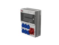 Устройство распределительное настенное пластик IP44 40A корпус 295х400х148 серый 00-00011578 AlpenBox