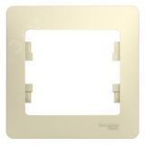GLOSSA Рамка 1 пост бежевая GSL000201 Systeme Electric