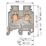 Клемма винтовая M10/10.V0 10мм.кв. 1SNA195120R1000 TE Connectivity (Entrelec,Tyco)
