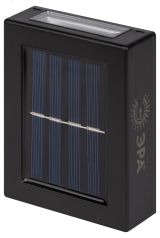 Светильник уличный  ERAFS024-02 на солнечной батарее настенный Практик 2 LED 7*3*10 см Б0057592 ЭРА