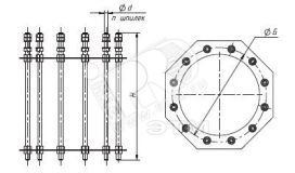 Закладной элемент фундамента ЗФ-20/4/К230-2,0-б OE-06901 OPORA ENGINEERING
