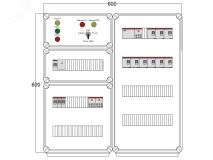 Щит управления электрообогревом DEVIBOX HR 9x1700 D330 (в комплекте с терморегулятором и датчиком температуры) DBR115 DEVIbox