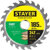 Диск пильный FAST 185 x 30/20мм 24Т 3680-185-30-24_z01 STAYER