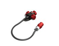 Устройство распределительное переносное пластик IP44 32A корпус 78х195х80 черный 00-00001925 AlpenBox