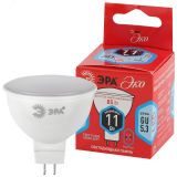 Лампа светодиодная ECO LED MR16-11W-840-GU5.3 (диод, софит, 11Вт, нейтр, GU5.3) (10/100/4800) Б0040880 ЭРА