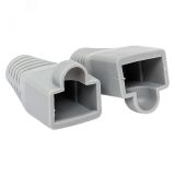 Колпачок изолирующий TERACOM для коннекторов RJ-45 PVC серый (упак.10шт) TRC-BT-RJ45-PVC-10 EKF