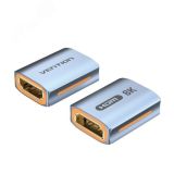 Адаптер переходник HDMI v2.1 19F на 19F, контакты позолоченные 1000710615 Vention
