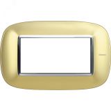 Ax. Рамка 4М Овал. Матовое золото HB4804OSN Legrand