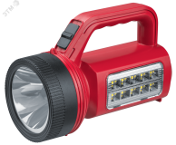 Фонарь светодиодный NPT-SP34-ACCU прожектор кемпинг 1LED 3Вт+10LED 5Вт lead-acid 0,6Ач 29497 Navigator Group