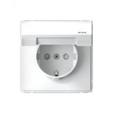 ARTGALLERY розетка с заземл. со шт. с крышк, 16А, IP44, механизм, белый GAL440146 Systeme Electric