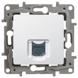 ETIKA Розетка компьютерная RJ45 категория 5 UTP белая 672241 Daccord/Legrand