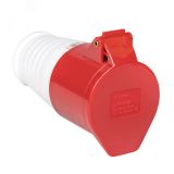 Розетка кабельная 16А 3Р+Е IP44 переносная 380В ps-214-16-380 EKF