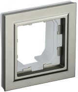 BRITE Рамка 1 пост IP44 РУ-1-БрШ-44 шампань BR-M12-44-K37 IEK