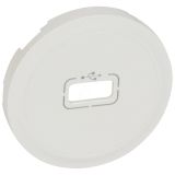 Панель лицевой розетки USB белая 068253 Legrand