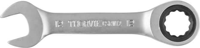 Ключ гаечный комбинированный трещоточный короткий, 12 мм 053521 Thorvik
