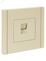 FORTE&PIANO Розетка компьютерная RJ45 кат.5E FP432 ваниль IEK FP-K10-1-K10 IEK