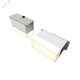 Светодиодный светильник RVE-LBX-LUMO20-PLAZA5010010-2-GR (Квадрат Грильято 2шт 40х90х60мм 14Вт встраиваемый 4000K Белый) RVE00003243 RVElektro