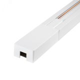 Шинопровод белый 2м  PTR 2M-WH  с токоподводом и  заглушкой Jazzway 5010727 JazzWay