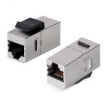 Проходной адаптер формата Keystone RJ45-RJ45 (8p8c) категория 5е экранированный WRline 505226 WRLine