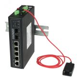 Коммутатор управляемый L2 6 портов, 4хRJ45 10/100/1000 Мб/с, 2хSFP 00013748 OSNOVO