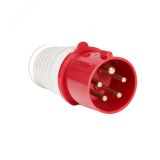 Вилка кабельная 16А 3Р+N+Е IP44 переносная 380В ps-015-16-380 EKF