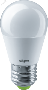 Лампа светодиодная LED 8.5вт Е27 дневной шар 20462 Navigator Group