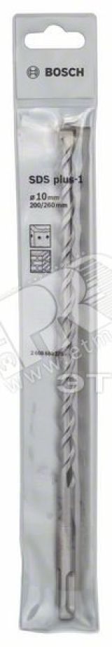 Бур по бетону SDS-plus-1 10x200x260 2608680275 BOSCH