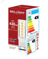 Лампа светодиодная LED 5Вт 4000K 400Лм G9 88297901 BELLIGHT