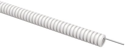 ELASTA Труба гофрированная ПВХ d=16мм с зондом белая (100м) IEK ET-TG21-121-016-100-K01 IEK