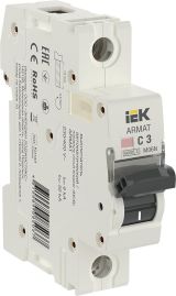 ARMAT Выключатель автоматический однополюсный C 3А M06N AR-M06N-1-C003 IEK