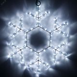 Фигура ARD-SNOWFLAKE-M7-450x375-126LED White (230V, 7.5W) (Ardecoled, IP65) 034249 Arlight